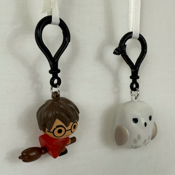 Figural 3D Bag Clips Harry Potter & Hedwig WBEL Set of 2 - Picture 4 of 8